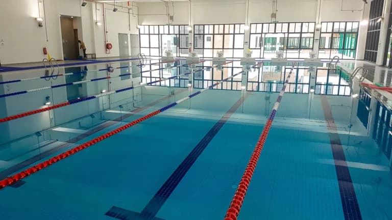 Sports hall and gym