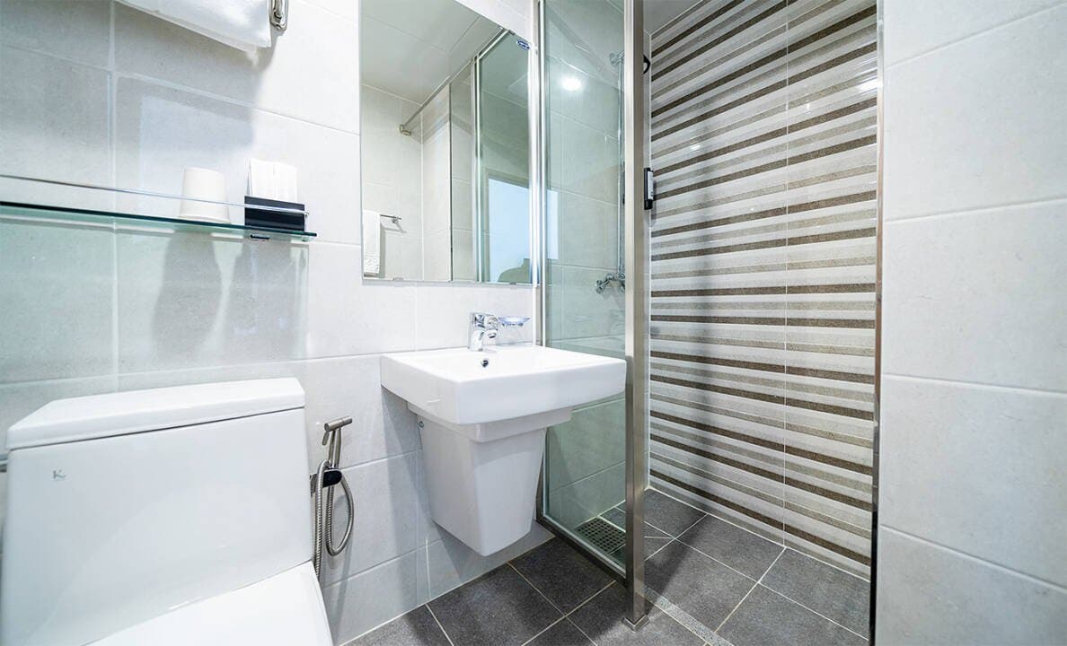Private bathroom · Seoul + Busan